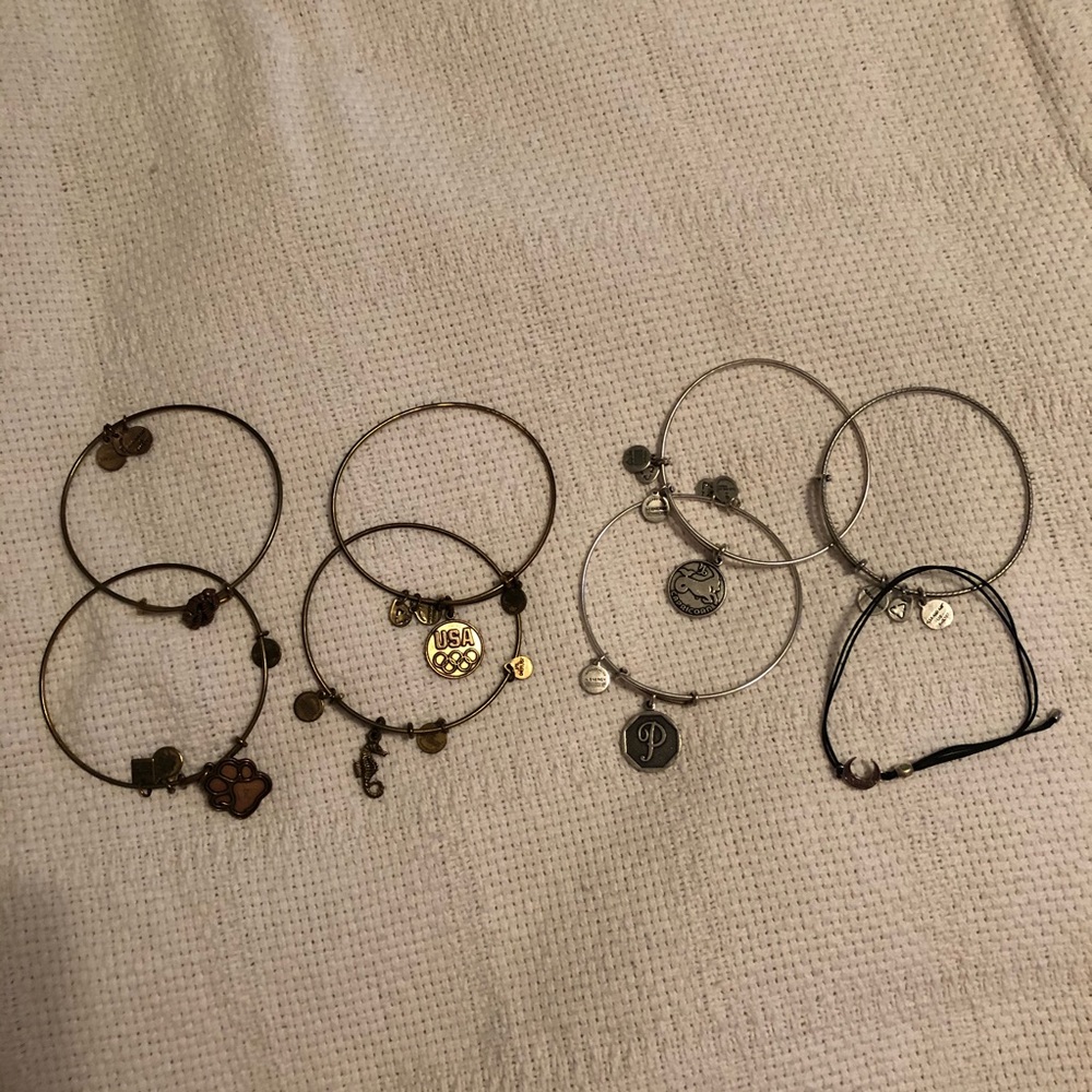 8 Alex and Ani Bracelets